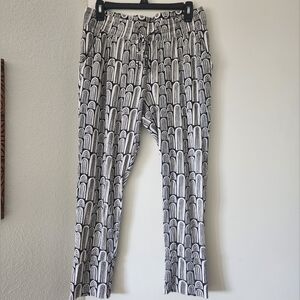 Kate quinn black and white rainbow mama pants